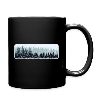 Aventure hivernale Randonnée dans la nature sauvage - Mug uni - noir - Droite