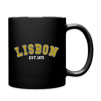 Lisbon Est. 1975 - Full Colour Mug - black - Right