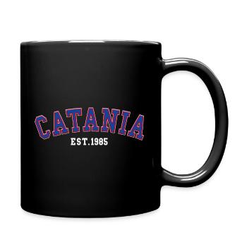 Catania gegründet 1985 - Tasse einfarbig - Schwarz - Rechts
