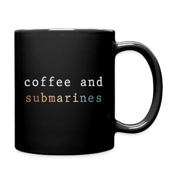 7. Juli Submarine Marine USA Uboot Veteran - Tasse einfarbig - Schwarz - Rechts