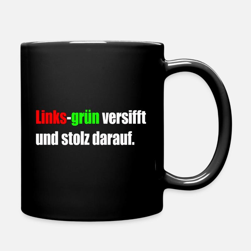Vert gauche, sale et fier de ça. - Mug uni - noir