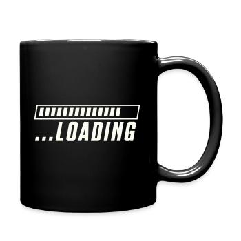 Loading Bar Loading Progress - Full Colour Mug - black - Right
