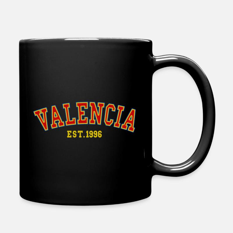 Valencia Est. 1996 - Full Colour Mug - black