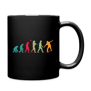 Evolution Skater - Tasse einfarbig - Schwarz - Rechts
