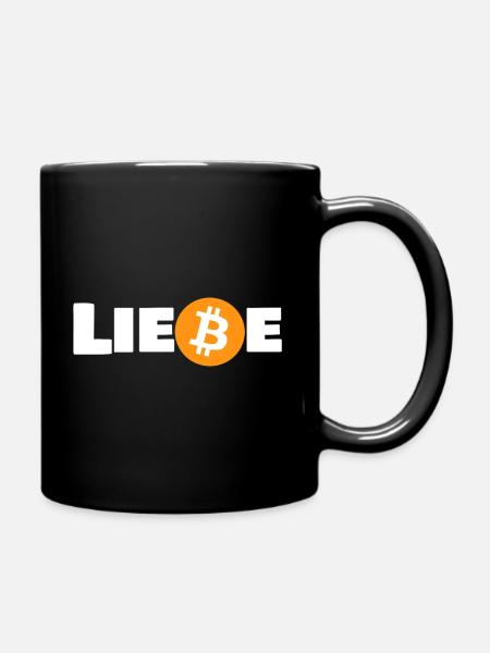 Liebe_Bitcoin - Mug uni - noir