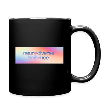 Neurodiverse Brilliance - Tasse einfarbig - Schwarz - Rechts