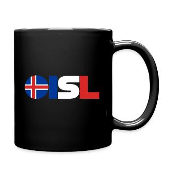 Islande - Mug uni - noir - Droite