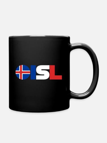 Islande - Mug uni - noir