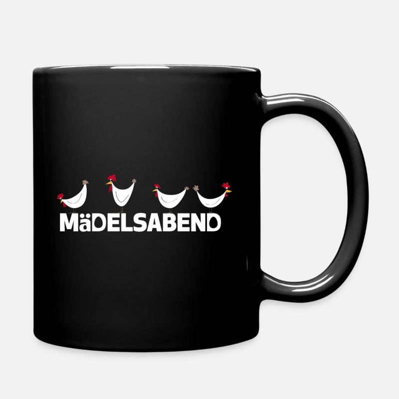 Soirée des filles - Enterrement de vie de garçon - Soirée filles - Poules - Mug uni - noir