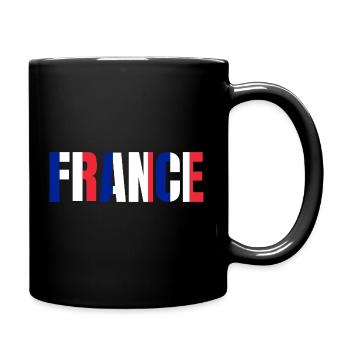 Flag France - Full Colour Mug - black - Right