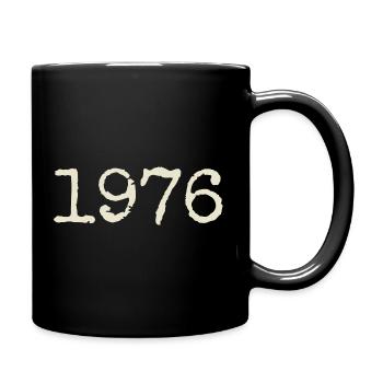 Geburtstagsgeschenk 1976 – Großartig seit 1976 - Tasse einfarbig - Schwarz - Rechts