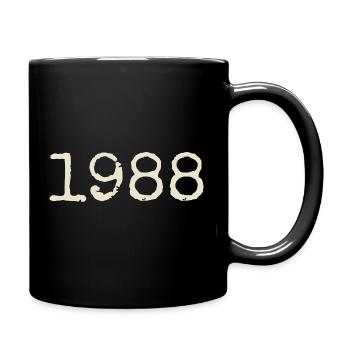 Geburtstagsgeschenk 1988 – Großartig seit 1988 - Tasse einfarbig - Schwarz - Rechts