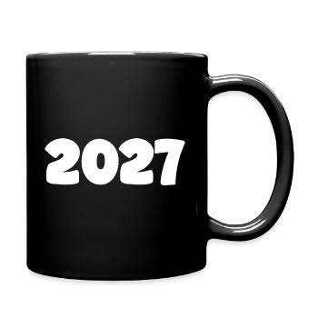 Blanc 2027 - Mug uni - noir - Droite