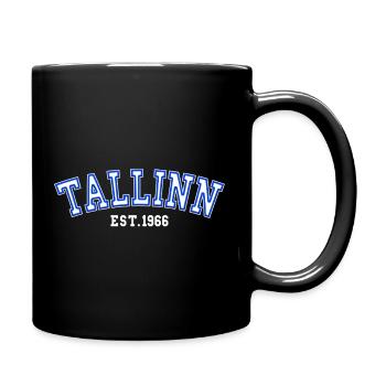 Tallinn gegründet 1966 - Tasse einfarbig - Schwarz - Rechts