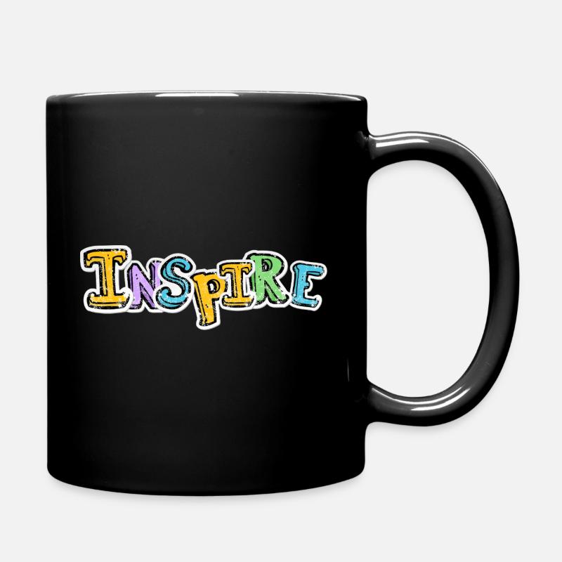 Inspire Graffiti Color Pop - Mug uni - noir