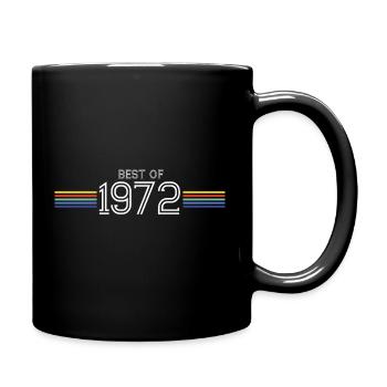 Best Of 1972 Funny Gift T-Shirt - Full Colour Mug - black - Right