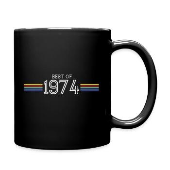 Best Of 1974 Funny Gift T-Shirt - Full Colour Mug - black - Right