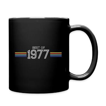 Best Of 1977 Funny Gift T-Shirt - Full Colour Mug - black - Right
