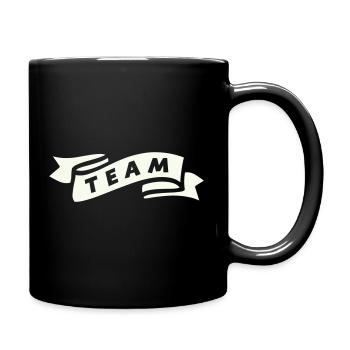 team_banderole - Mug uni - noir - Droite