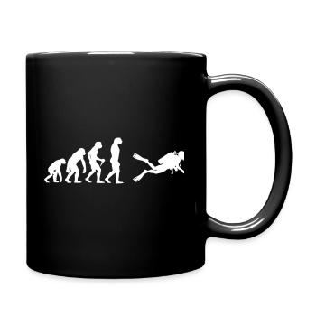 Gift idea for a freediver with freediving - Full Colour Mug - black - Right