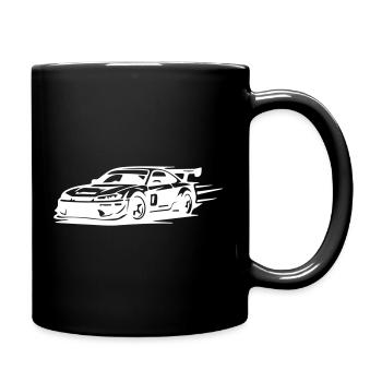 Car Racing Car - Full Colour Mug - black - Right
