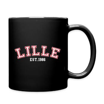 Lille gegründet 1986 - Tasse einfarbig - Schwarz - Rechts