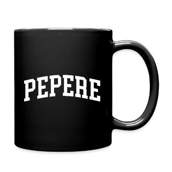 Pepere Französischer Opa Pepere - Tasse einfarbig - Schwarz - Rechts