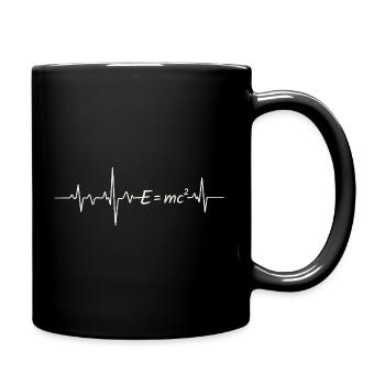 I Love Physics Theory of Relativity E=mc² - Full Colour Mug - black - Right