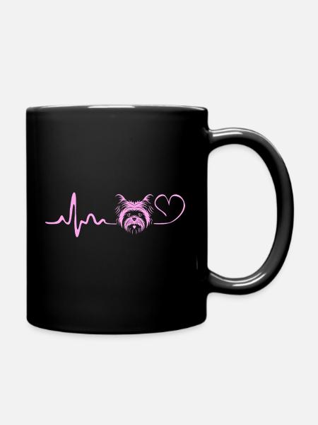 Yorkshire Terrier - Tasse einfarbig - Schwarz
