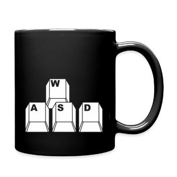 WASD Gamer - Full Colour Mug - black - Right