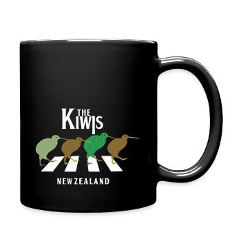 The Kiwis - Tasse einfarbig - Schwarz - Rechts