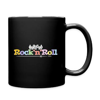 Es ist nur Rock'n'Roll - Tasse einfarbig - Schwarz - Rechts