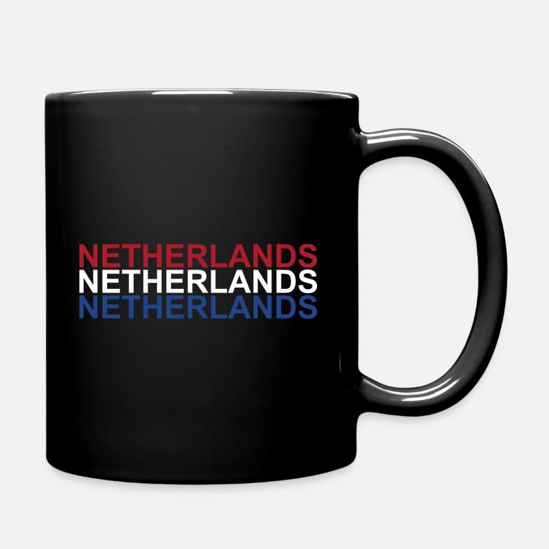 Pays-Bas - Mug uni - noir