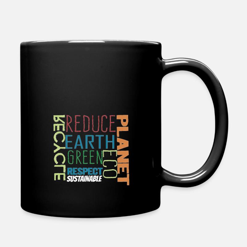 sustainability - Full Colour Mug - black