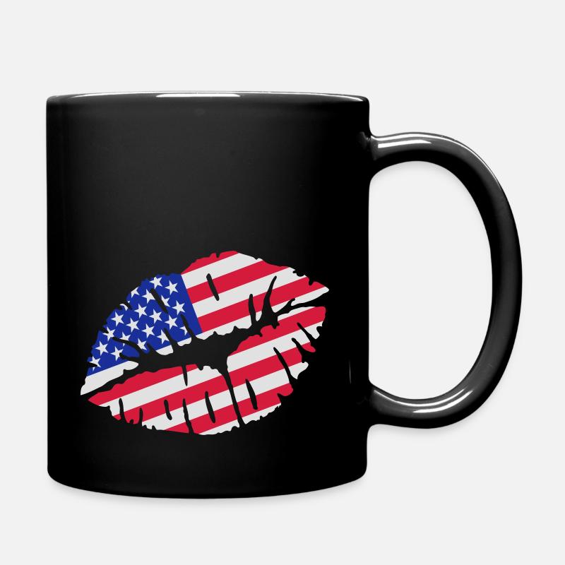 Etats-Unis - Mug uni - noir