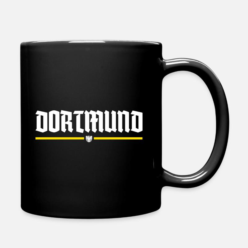 DORTMUND | HEIMATSTADT | FANSHIRT | GESCHENKIDEE - Tasse einfarbig - Schwarz