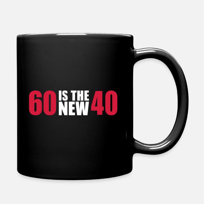 60 Geburtstag - Tasse einfarbig - Schwarz