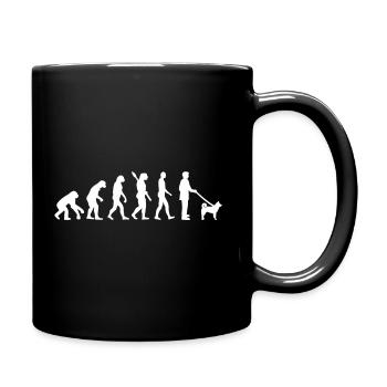 akita - Mug uni - noir - Droite
