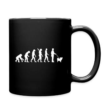 Papillon - Tasse einfarbig - Schwarz - Rechts