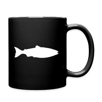 salmon - Full Colour Mug - black - Right