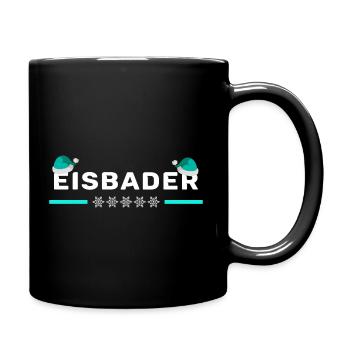 winter eisbaden minus grad eisbader eis mint - Tasse einfarbig - Schwarz - Rechts