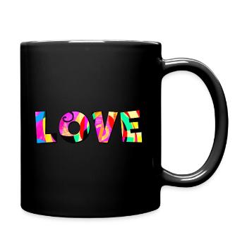 Love love love - Full Colour Mug - black - Right