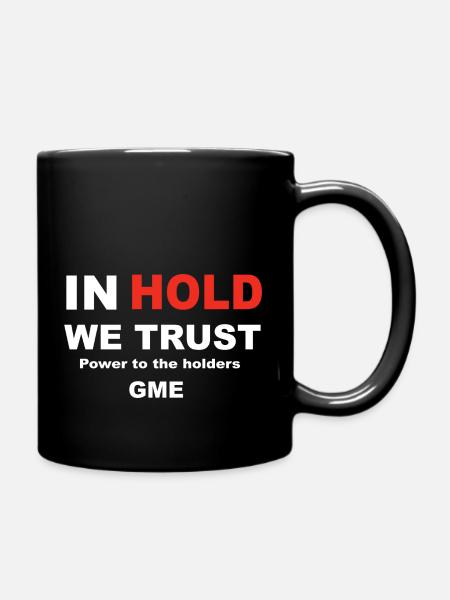 In der Warteschleife vertrauen wir GME Gamestop Corp New - Tasse einfarbig - Schwarz