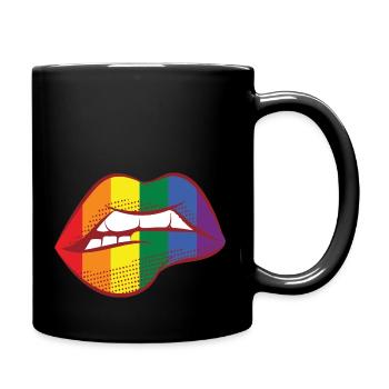 LGBT Gift Pride Right Saying - Full Colour Mug - black - Right