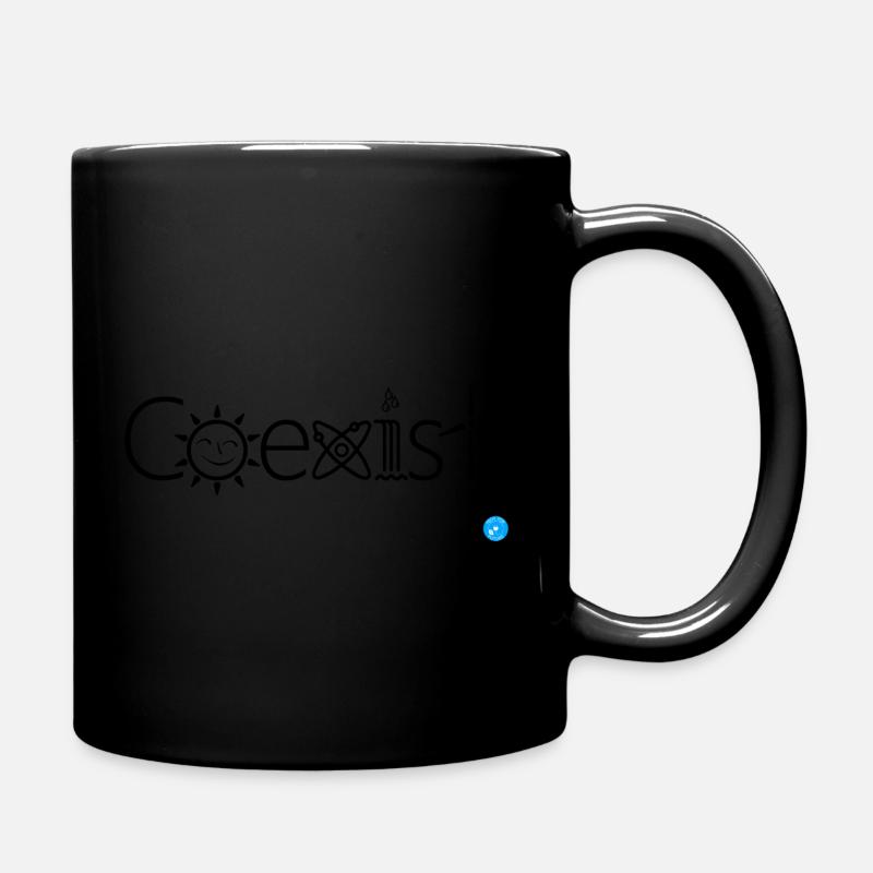 Coexist Solar & Kernkraft & Wasserkraft Windkraft - Tasse einfarbig - Schwarz