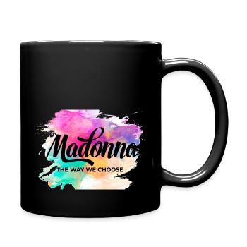 Madonna - Tasse einfarbig - Schwarz - Rechts