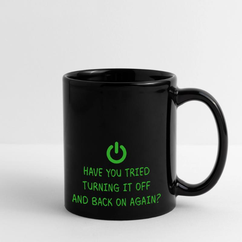 Turning it off Programming Computer Science Gift Full Colour Mug