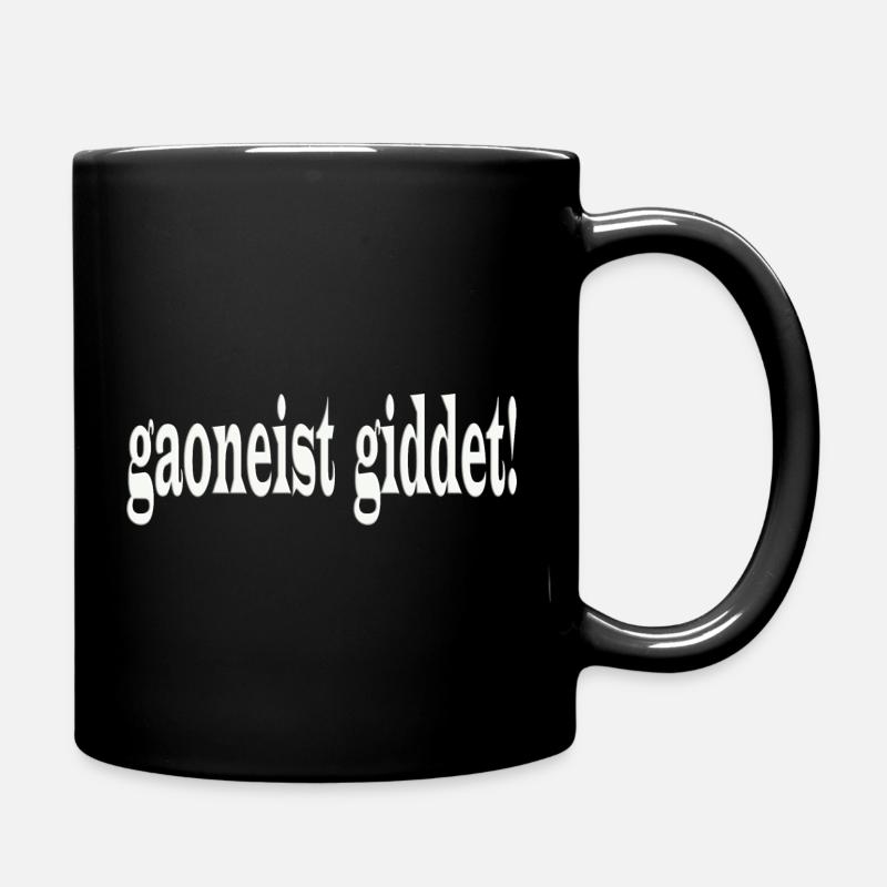 gaoneist giddet - Tasse einfarbig - Schwarz