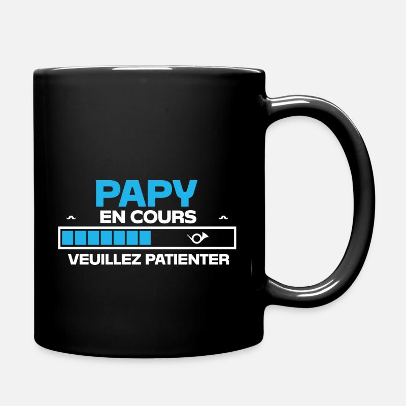 papy en cours veuillez patienter - Mug uni - noir