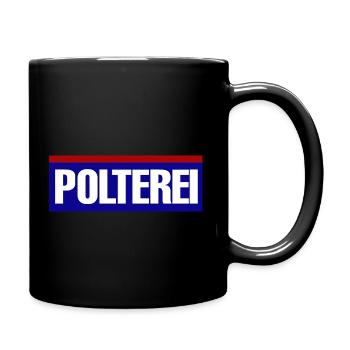 Junggesellenabschied Poltern Männer Bräutigam - Tasse einfarbig - Schwarz - Rechts